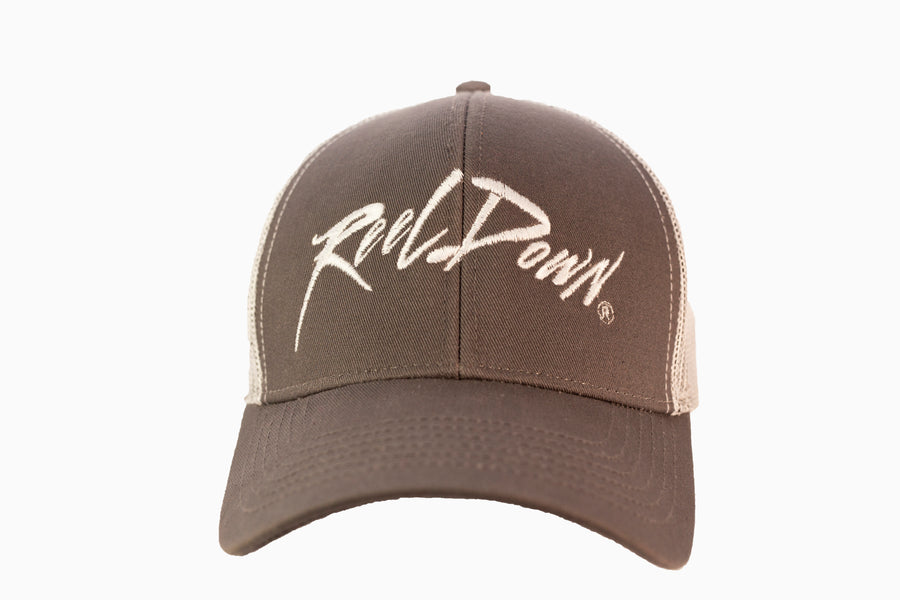 Grey ReelDown Hat