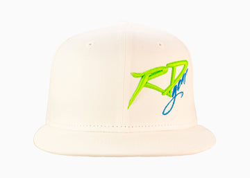 White RDGear FlatBill Hat