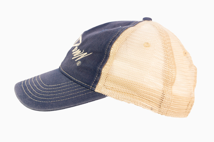 Navy ReelDown Slouch Hat